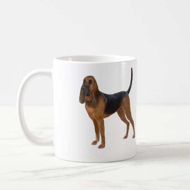Blodhund (A) - stående Kaffemugg (Vänster)
