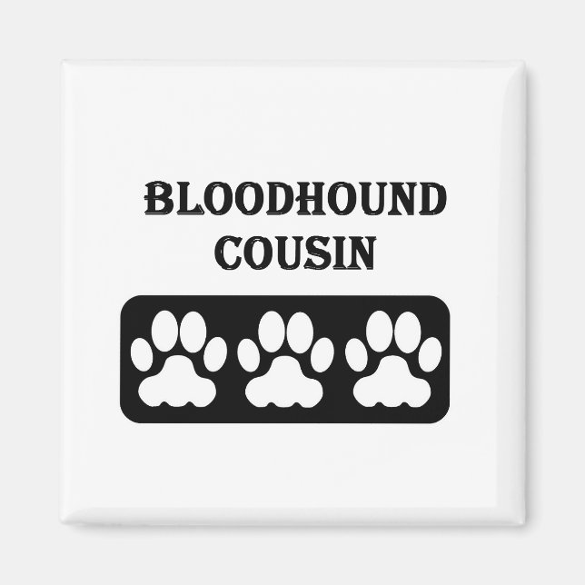 Blodhund Kusin Magnet (Framsidan)