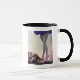 Blodhund och Ballet Dancer Mugg