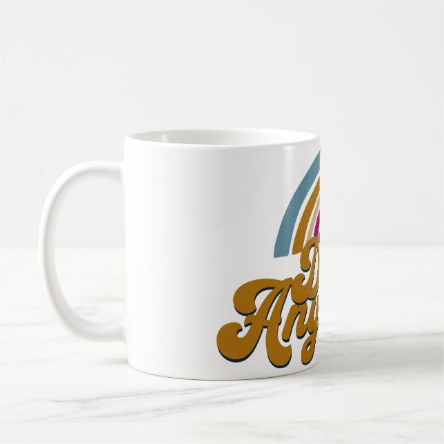 "Blodig Bloom: Gör det ändå!" Kaffemugg (Vänster)