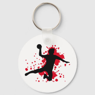 blodig handbolldodgeball nyckelring
