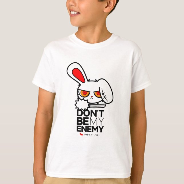 Blodig kanin min fiende 1 tee (Framsida)