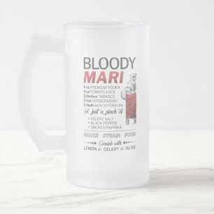 Blodig Mary frostad mugg - 16oz