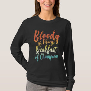 Blodig Mary Frukost För Mästare Brunch Blodig M T Shirt