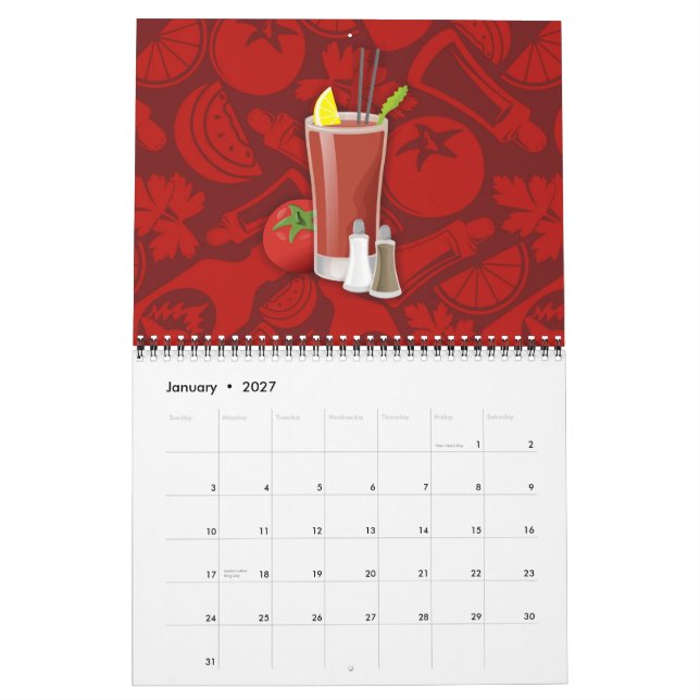 Blodig Mary Kalender (Jan 2027)