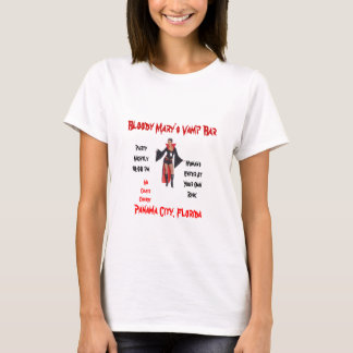Blodig Mary vampig pub Tee Shirt