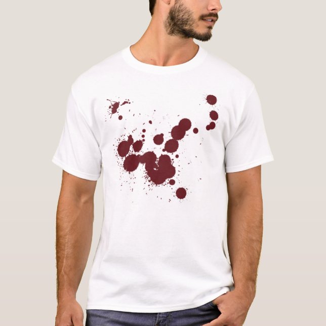 blodig skjorta tee shirt (Framsida)