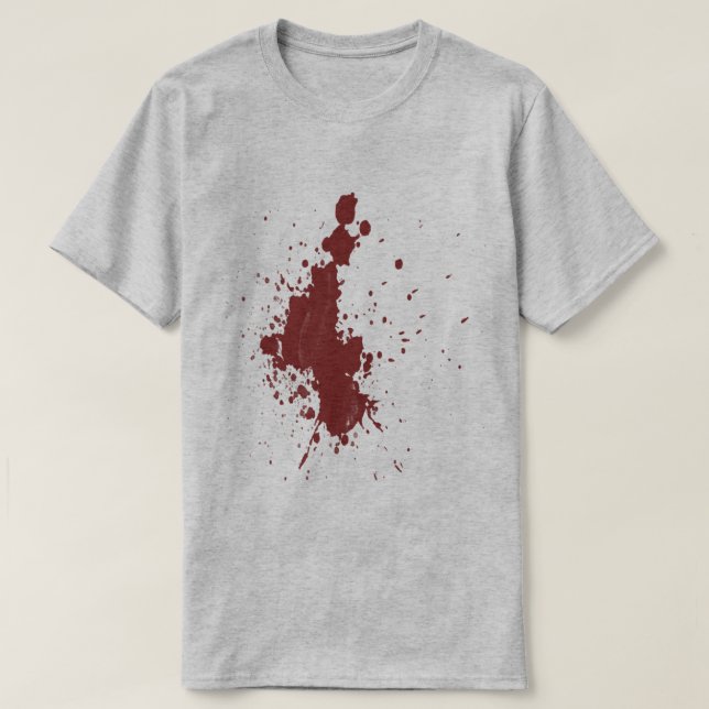 Blodig T-tröja T-shirt (Design framsida)