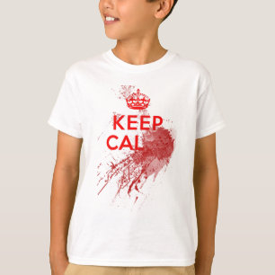 Blodig Zombie för behållalugn T-shirt