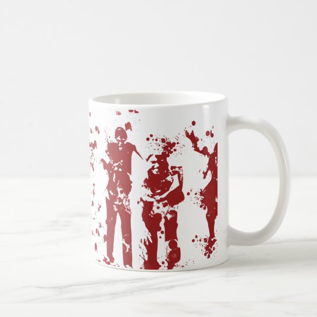 Blodiga Zombies Kaffemugg (Höger)