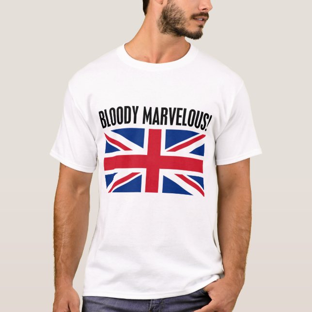 Blodigt förträffligt! t-shirt (Framsida)
