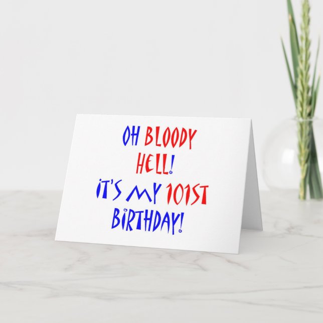 Blodigt helvete 101 kort (Framsida)