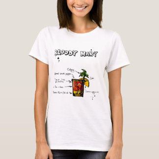 Blodigt Mary coctailrecept Tee Shirt