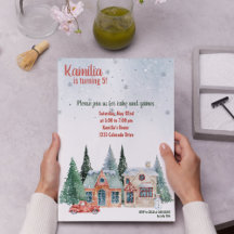 Blodinbjudan till säsong Hälsning om födelsedagen