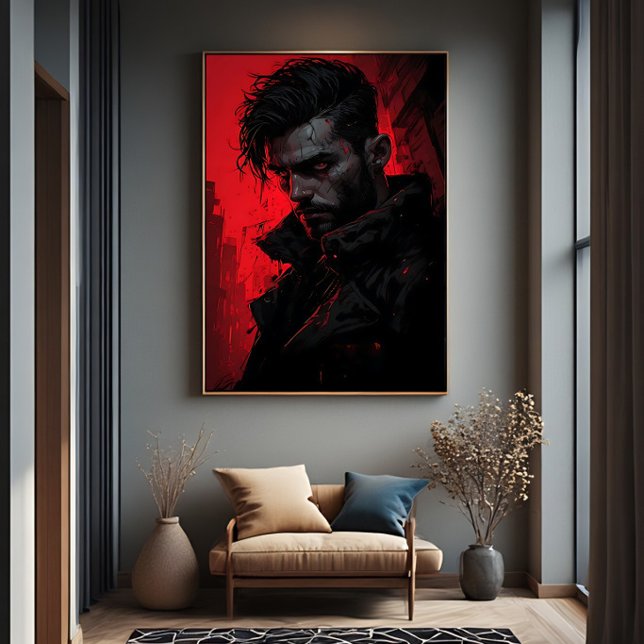 Blodjägare Mörk Porträtt Poster (Skapare uppladdad)