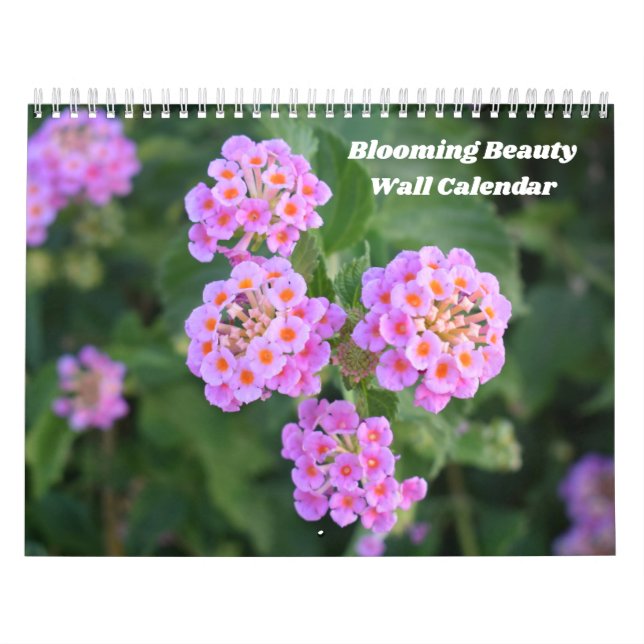 Blodkalender för skönhetsmur kalender (Omslag)