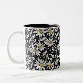Blodkammar-Blommönster 1 - Kaffe Mugg