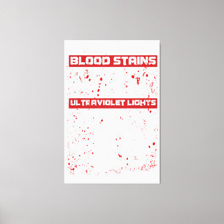 Blodkärl är röd ultraviolett Ljus är blå H Canvastryck