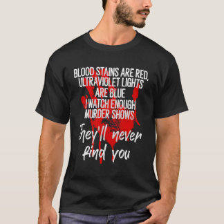 Blodkärl är röd ultraviolett Ljus är blå T Shirt