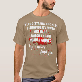 Blodkärl är röd ultraviolett Ljus är blå T Shirt