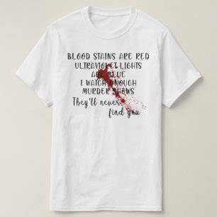 Blodkärl är röd ultraviolett Ljus är blå T Shirt