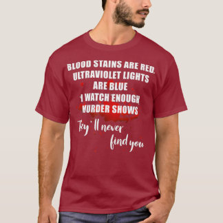 Blodkärl är röd ultraviolett Ljus är blå T Shirt