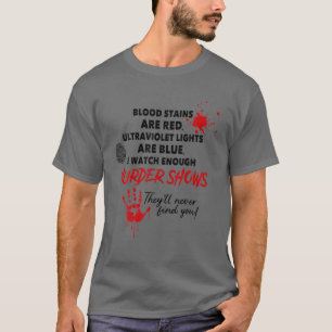 Blodkärl är röd ultraviolett Ljus och blå T Shirt