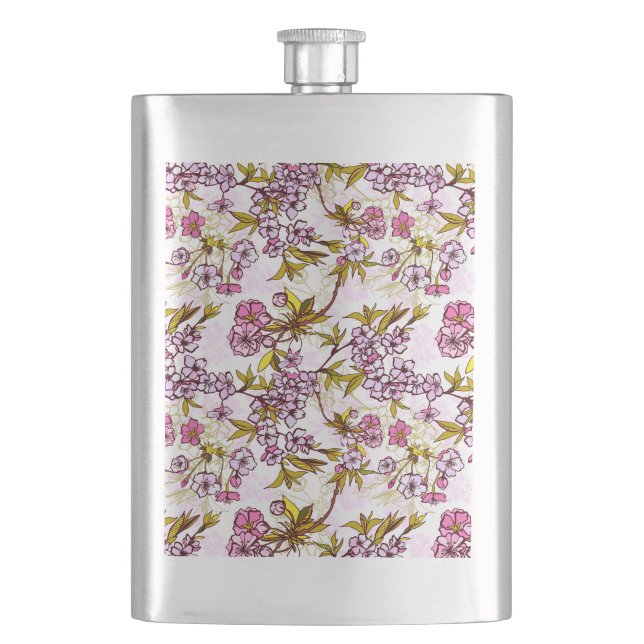Blodkärl Blommar Mönster  Fickplunta (Framsidan)