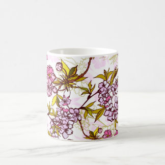 Blodkärl Blommar Mönster  Kaffemugg