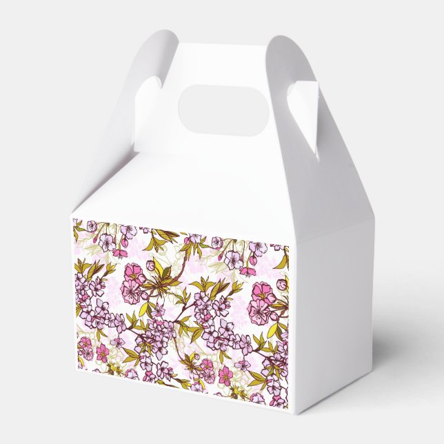 Blodkärl Blommar Mönster  Presentaskar (Framsidan Sidan)