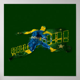 Blodkött från Brasilien och guldfotingar Poster