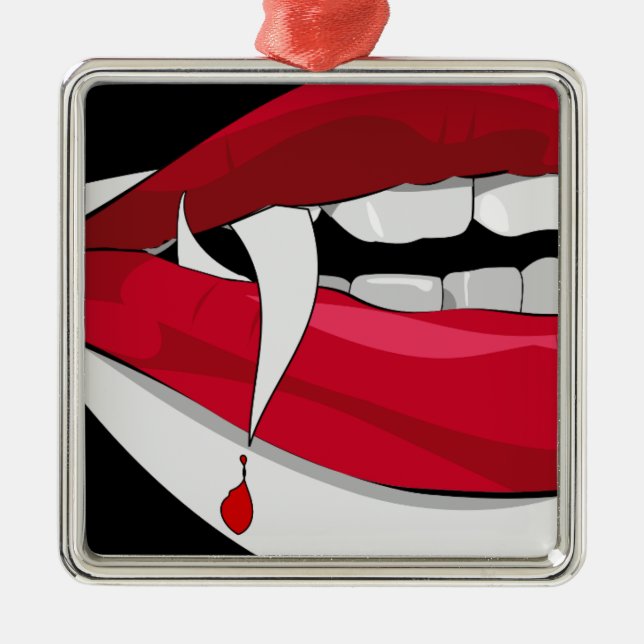 Blodlusta Julgransprydnad Metall (Framsidan)