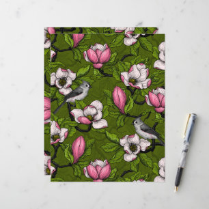 Blodmagnolia och timus 2