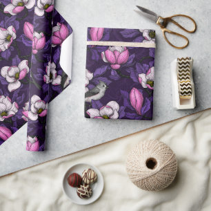 Blodmagnolia och timus 4 presentpapper