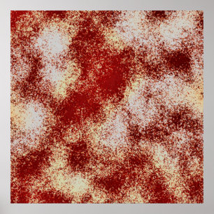 blodnedfläckadsplatter poster