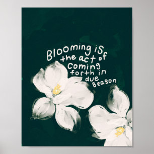 "Blodning är det som händer.." Poster