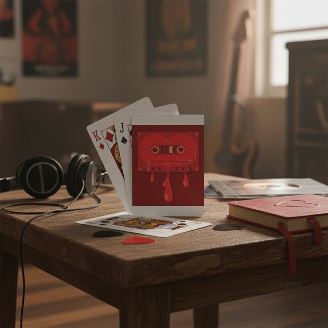 Blödning Audio Cassette Casinokort (Skapare uppladdad)