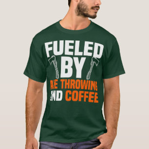 Blödning genom ax-uppblåsning och kaffe t shirt