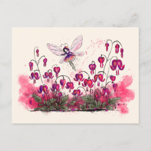 Blödning Heart Fairy Vykort