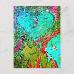 Blödning Heart Vykort