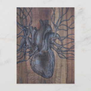 Blödning Heart Vykort