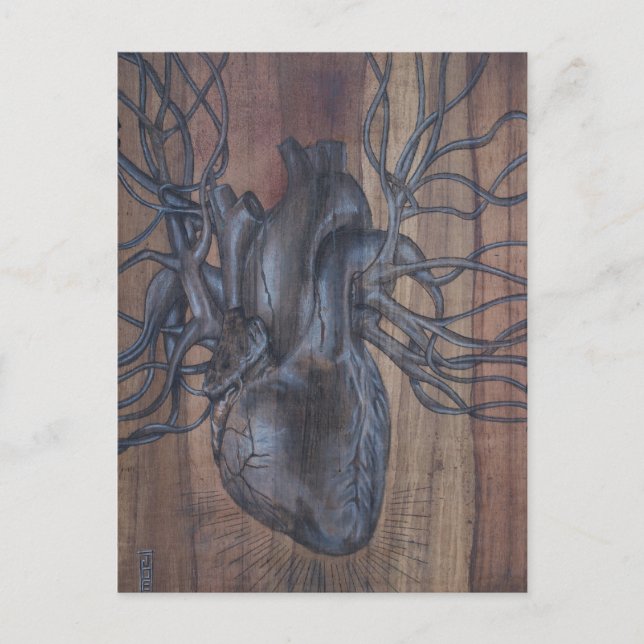 Blödning Heart Vykort (Framsida)