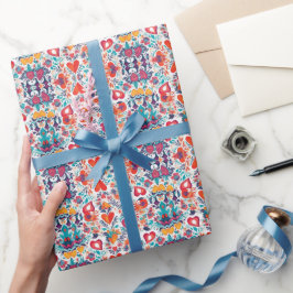 Blodning Kärlek påverkar Valentineser Instruktion Presentpapper