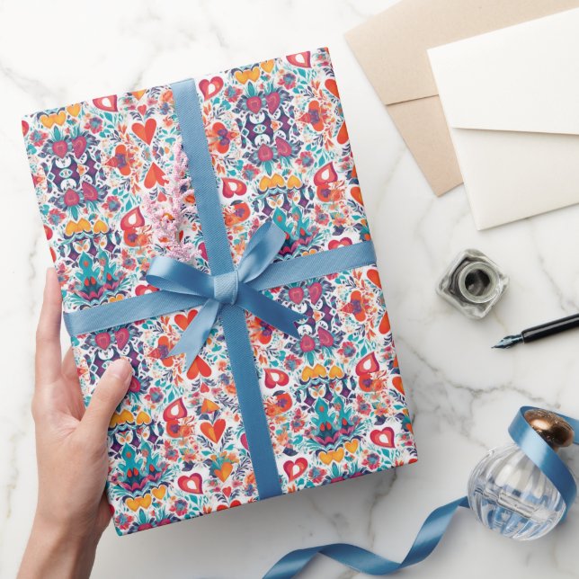 Blodning Kärlek påverkar Valentineser  Instruktion Presentpapper (Gifting)