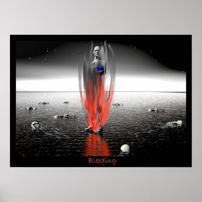 Blödning Poster (Framsidan)