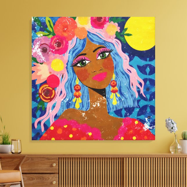 Blodning under Sol Canvastryck (Insitu (Vardagsrum))