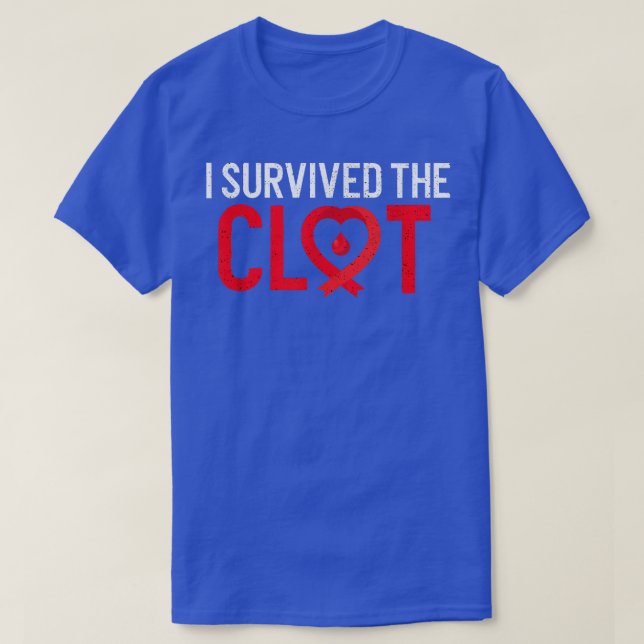 Blodpropp Överlevt PE- understödjare Pulmonell Emb T Shirt (Design framsida)
