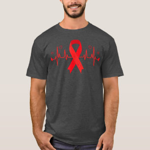 Blodpropp Ribbon Pulmonär Embolism Survivor PE S T Shirt