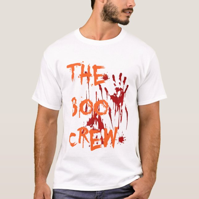 Blodsbad Bloody Horror Spooky Blood Splatters T Shirt (Framsida)