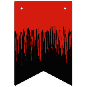 Blodskinn Halloween Vimplar